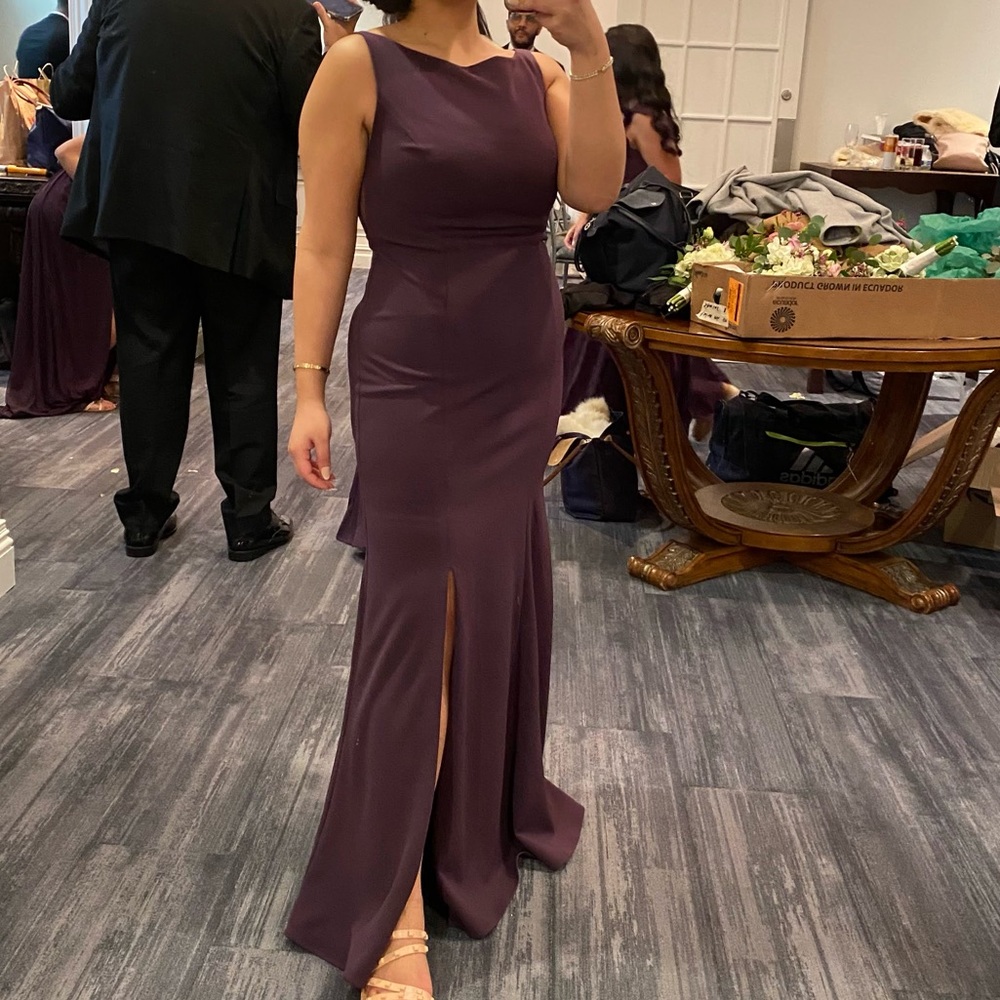 Azazie Rogue Dress in Plum - Size A10